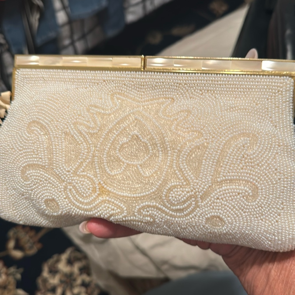 cream breaded bag